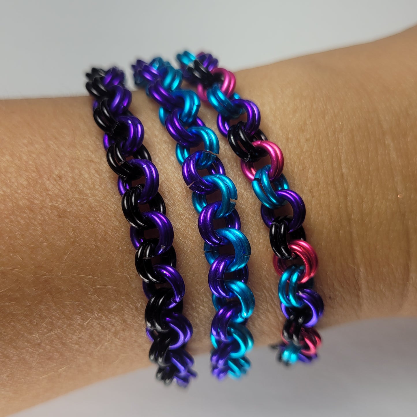 Bracelet, 2 in 2 chainmail
