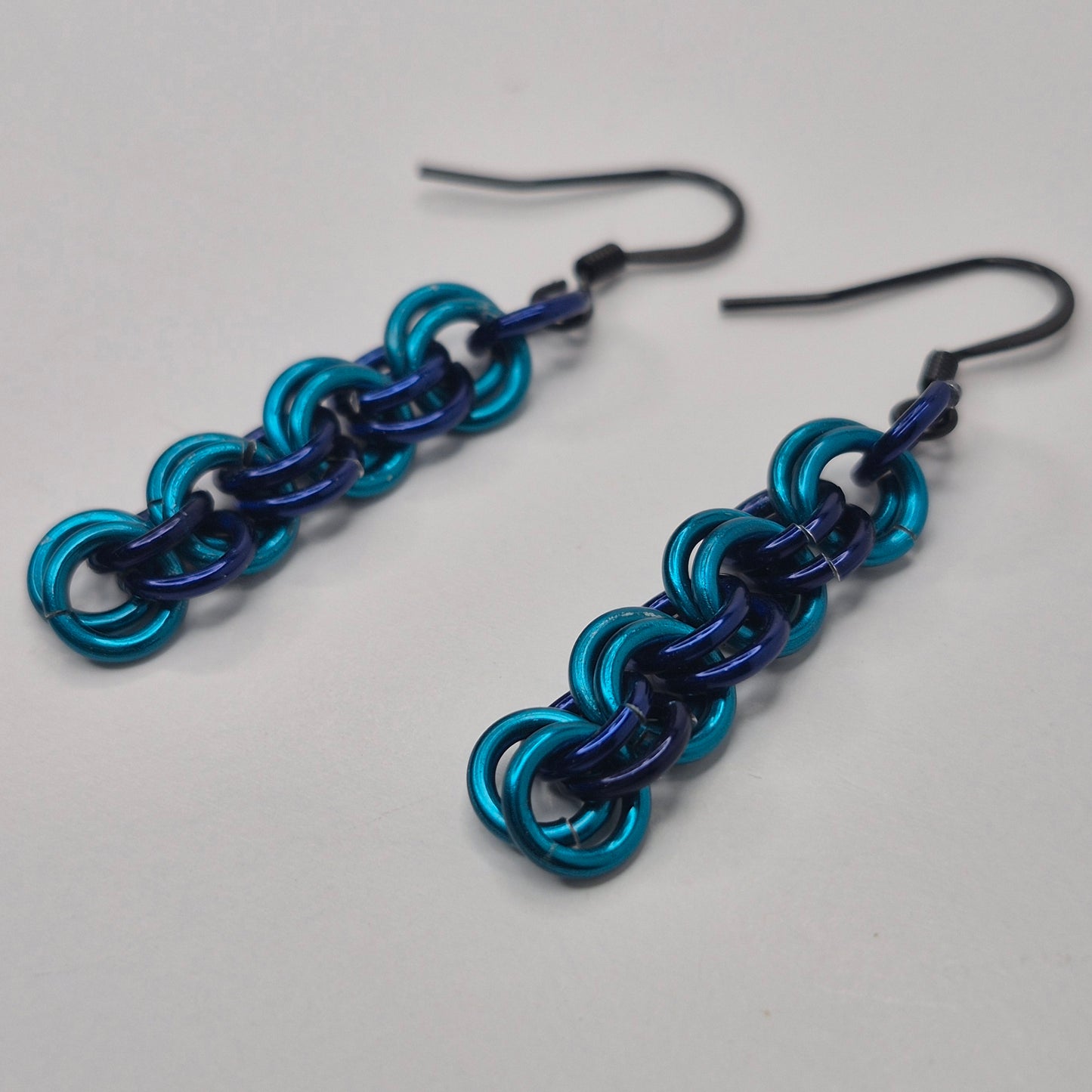 2 in 2 chainmail earrings