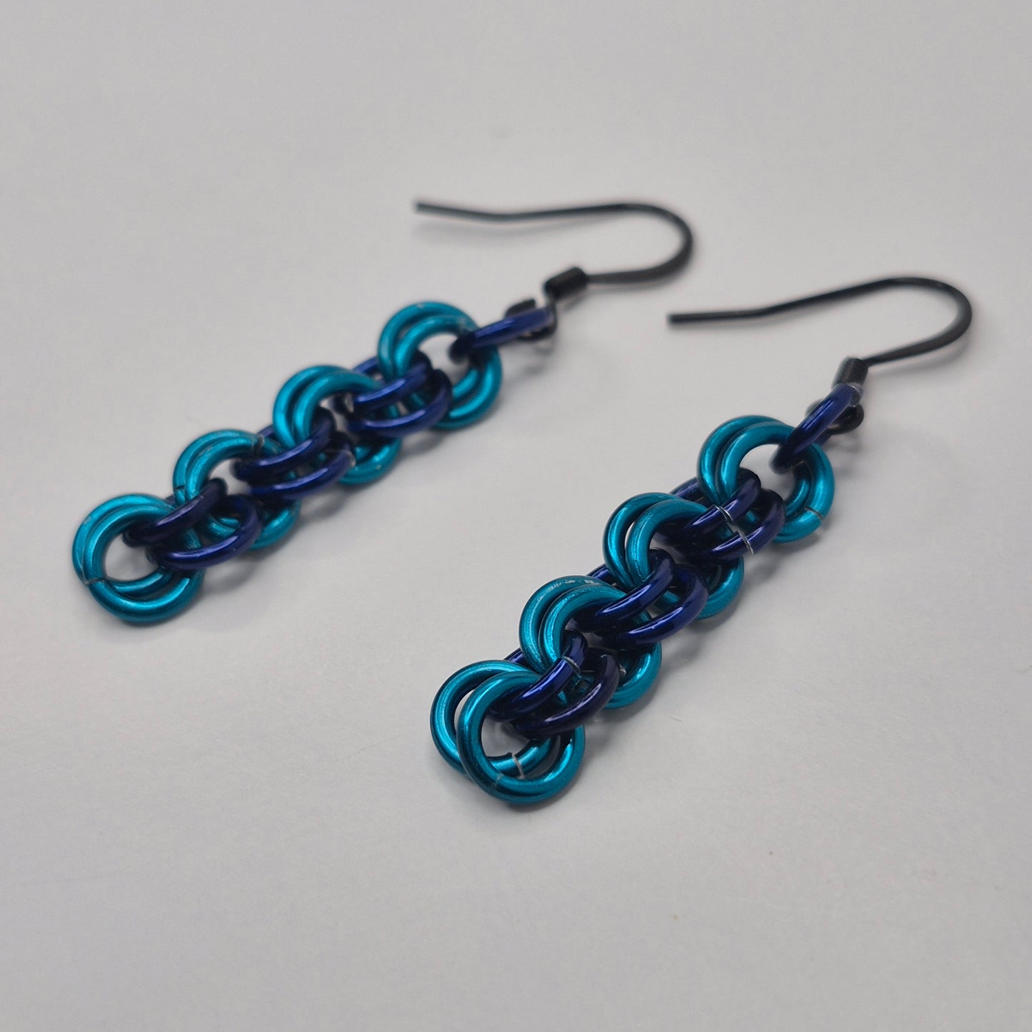 2 in 2 chainmail earrings