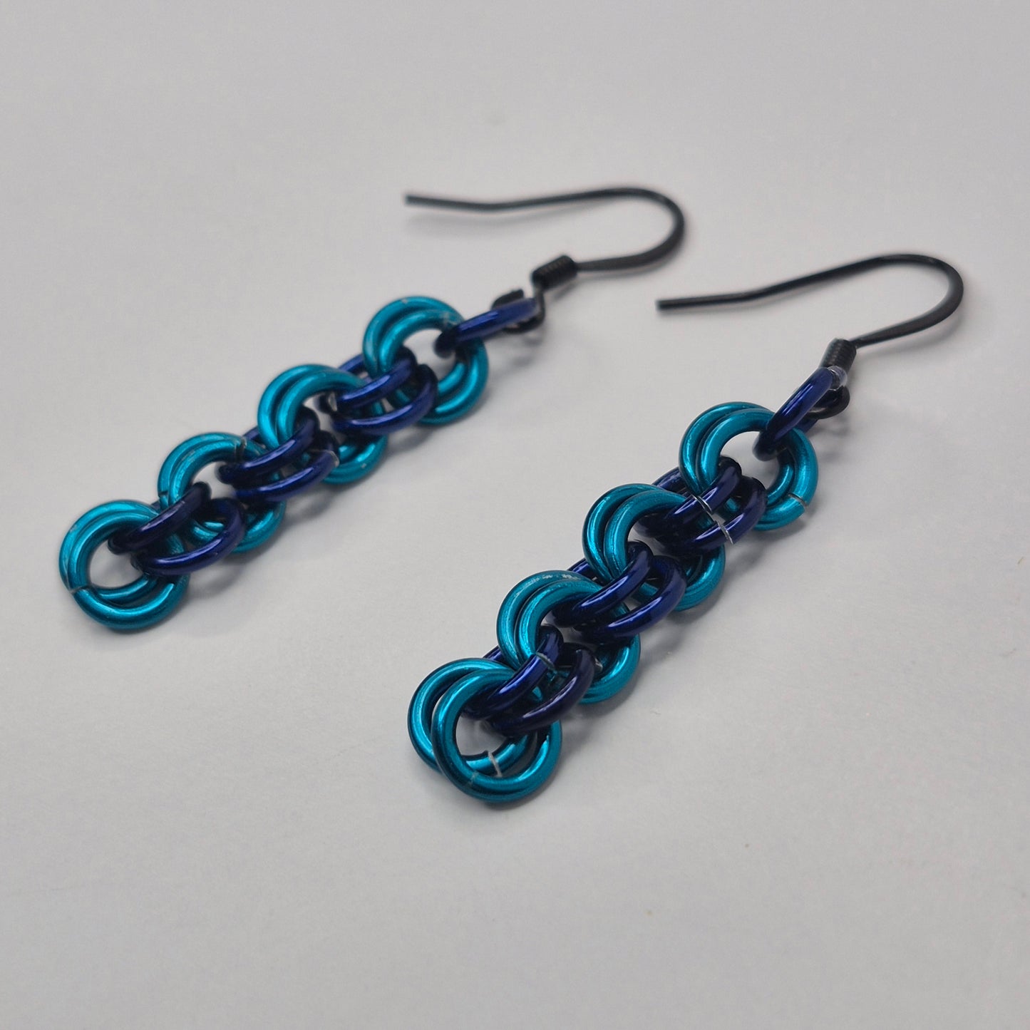 2 in 2 chainmail earrings