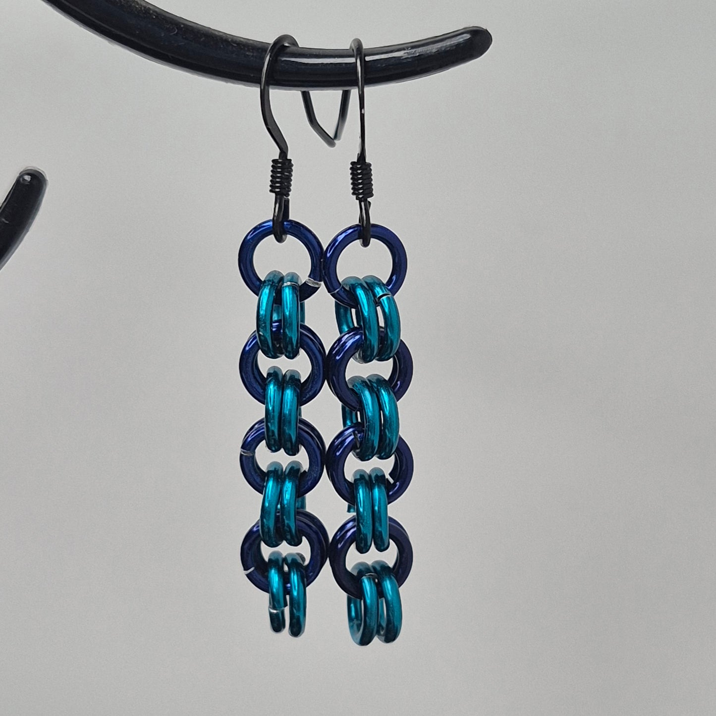 2 in 2 chainmail earrings