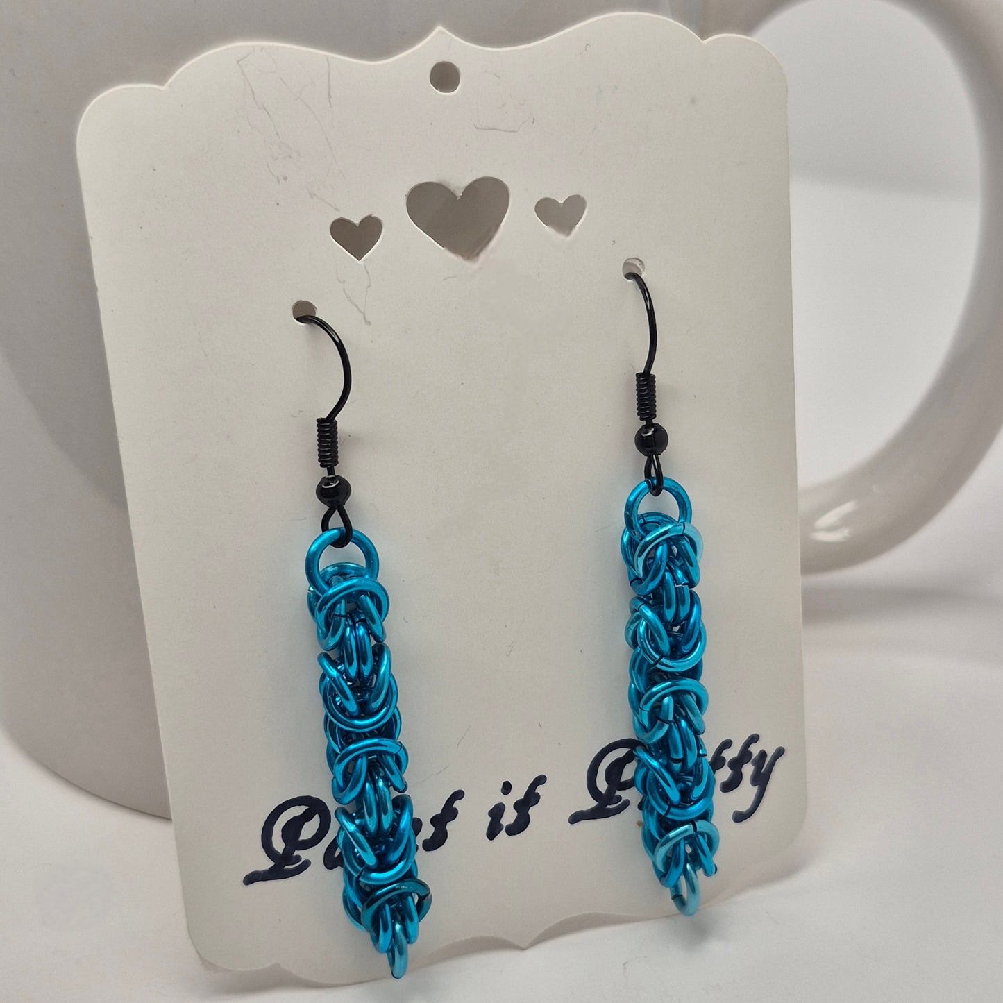 Byzentine chainmail earrings