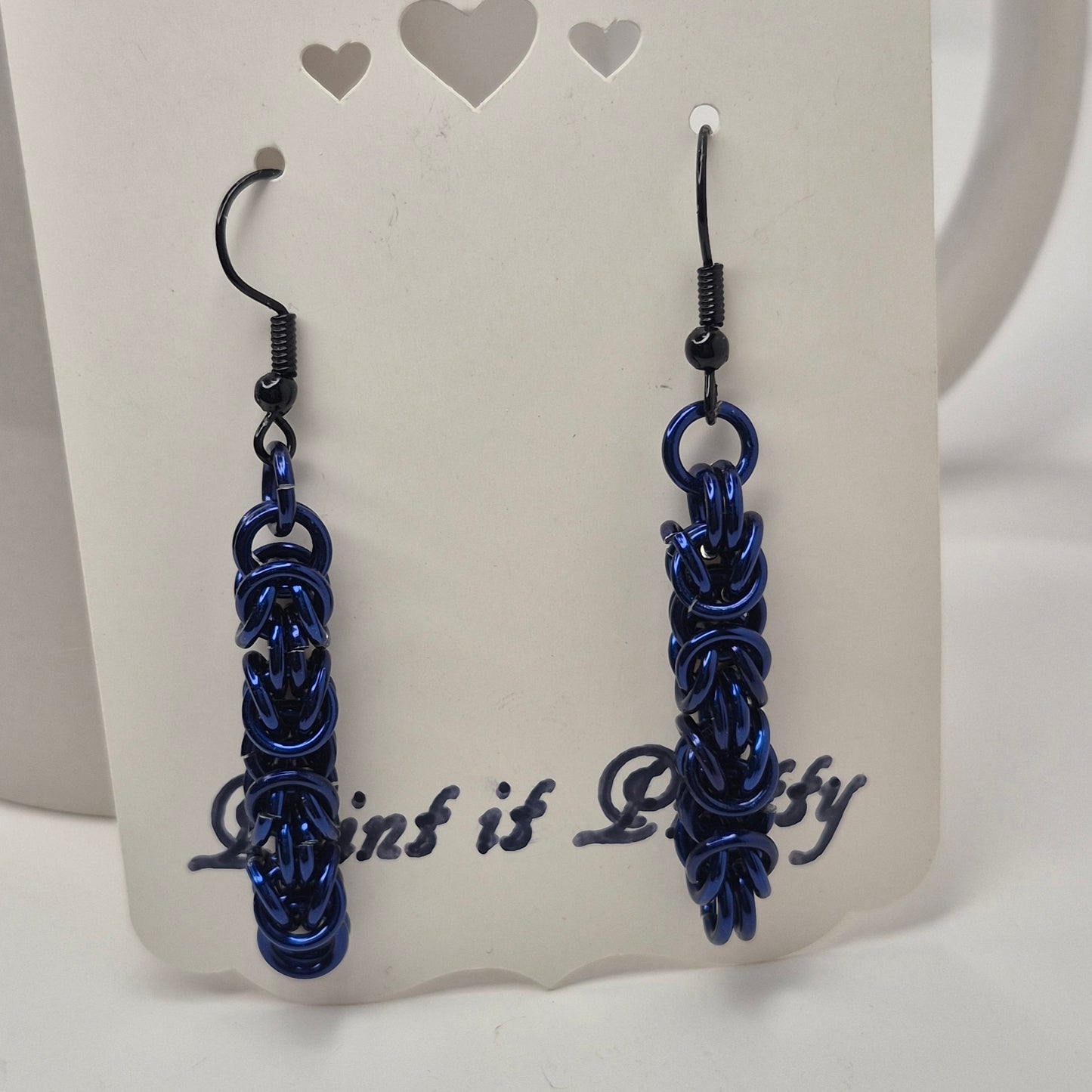 Byzentine chainmail earrings