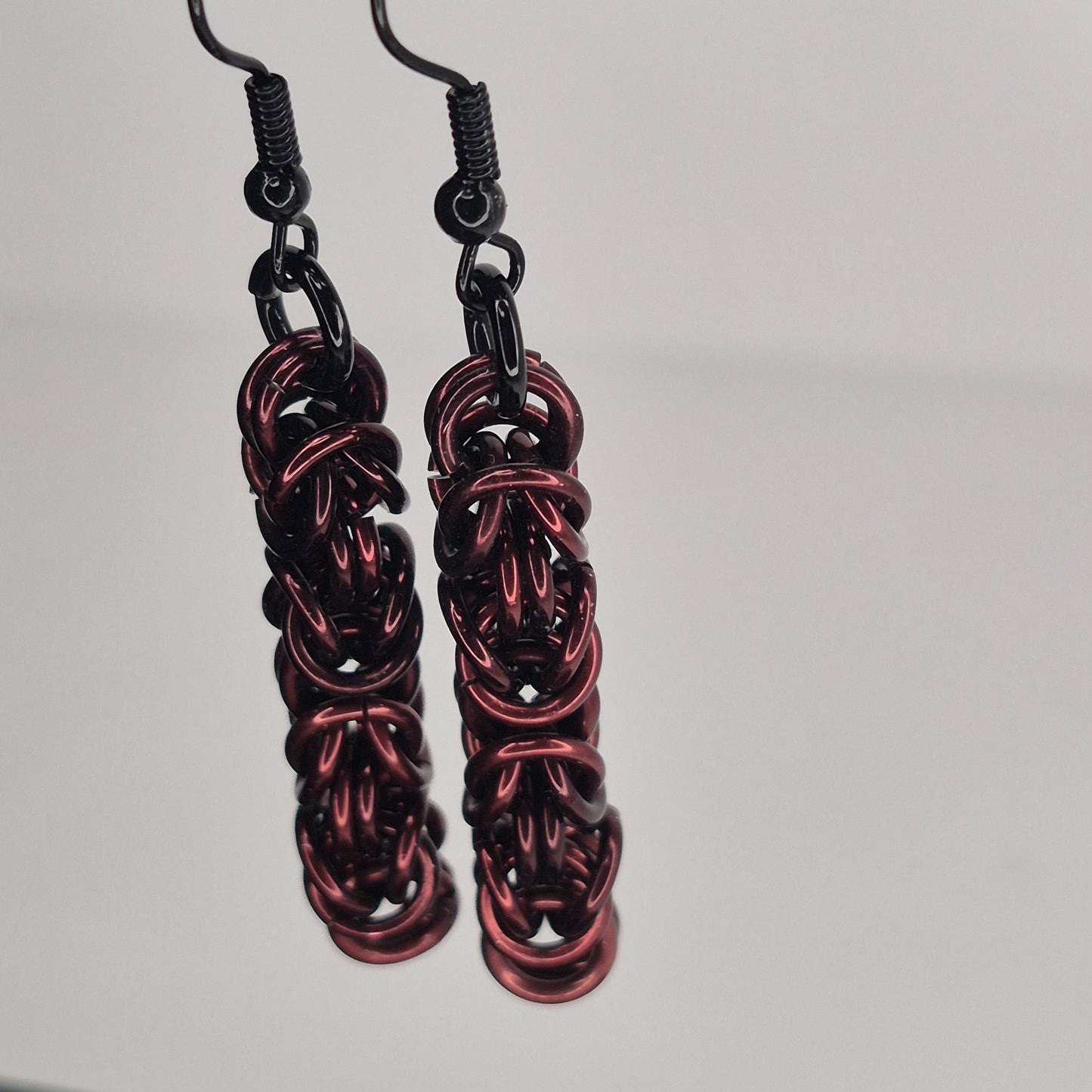 Byzentine chainmail earrings