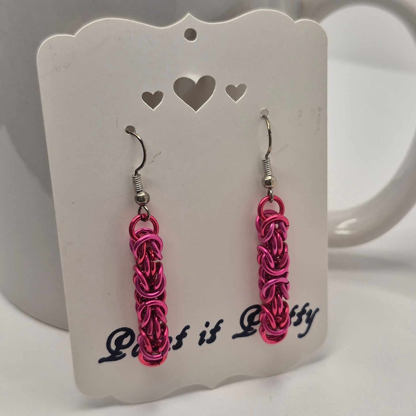 Byzentine chainmail earrings