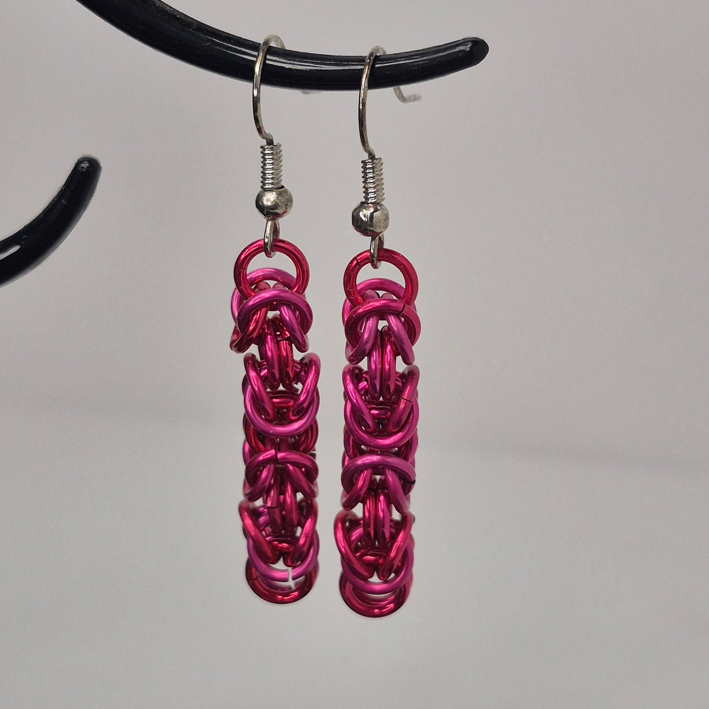 Byzentine chainmail earrings