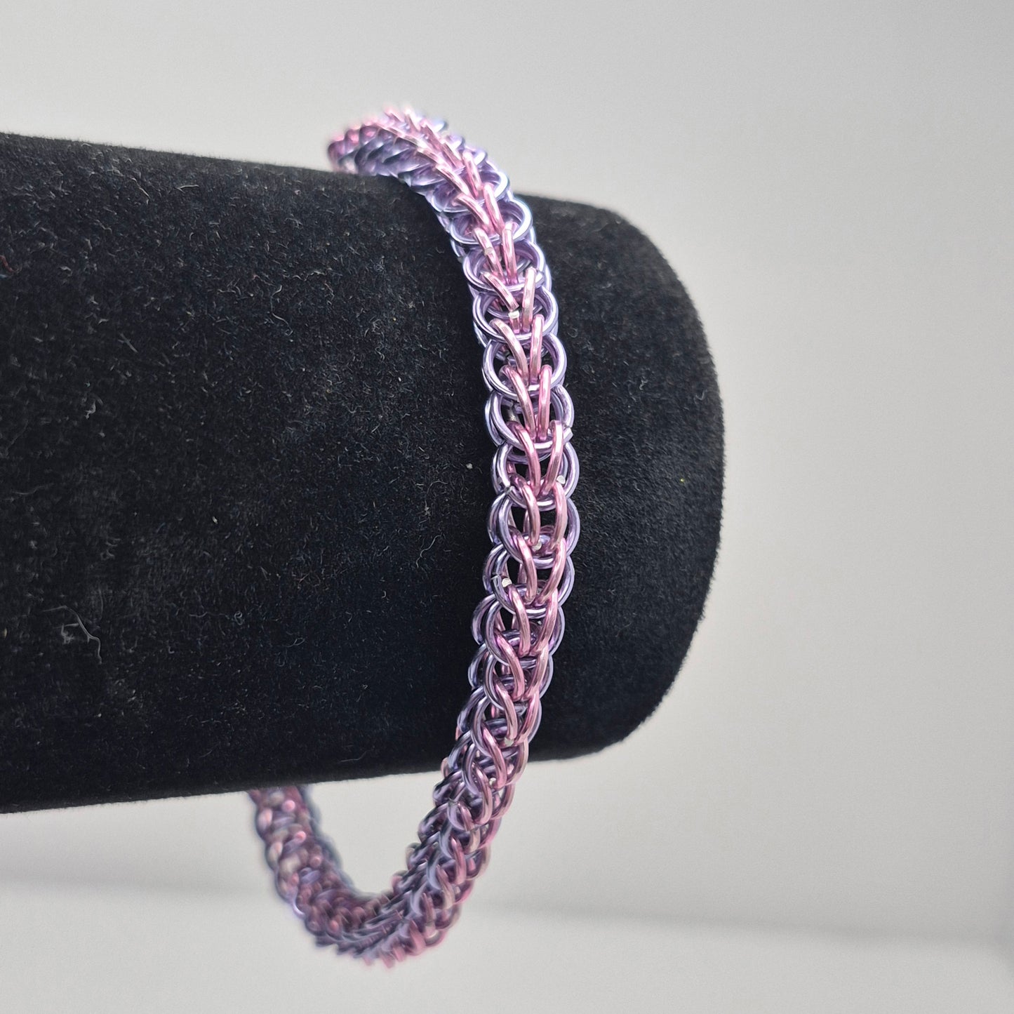 Bracelet and earring set, Persian chainmail