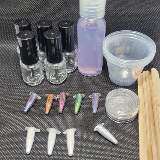 DIY multichrome polish making kit