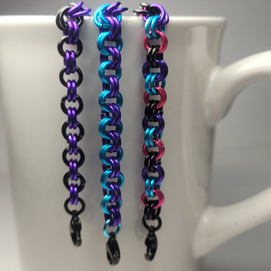 Bracelet, 2 in 2 chainmail